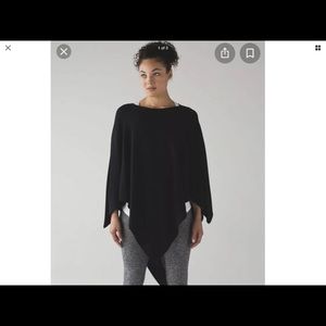 Lululemon mantra scarf wrap poncho sweater OS NEW